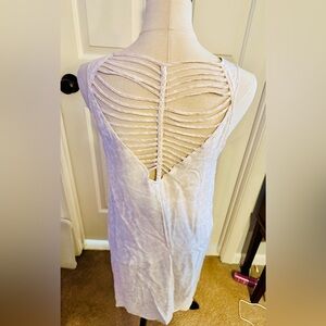 Heart cut out swim cover-up